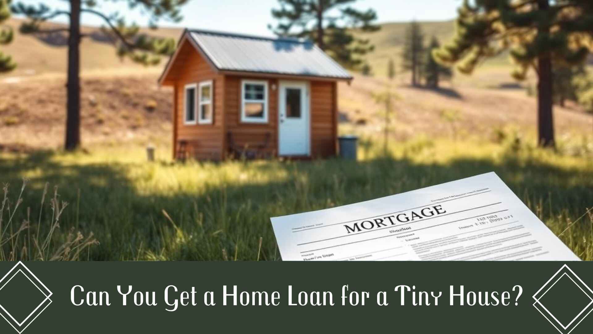 Can You Get a Home Loan for a Tiny House